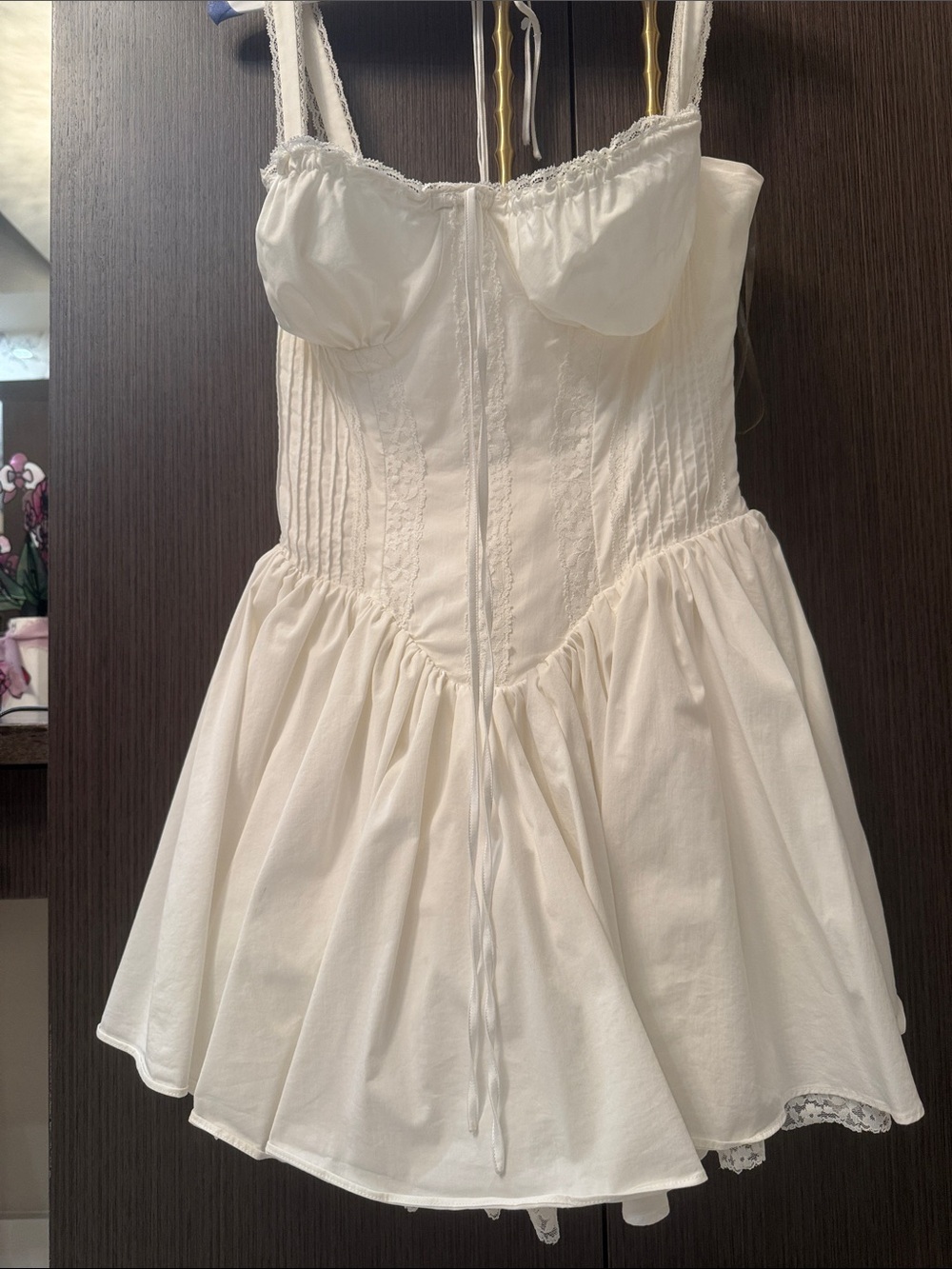 House of CB White Off-Shoulder Corset Mini Dress - Picture 15 of 17